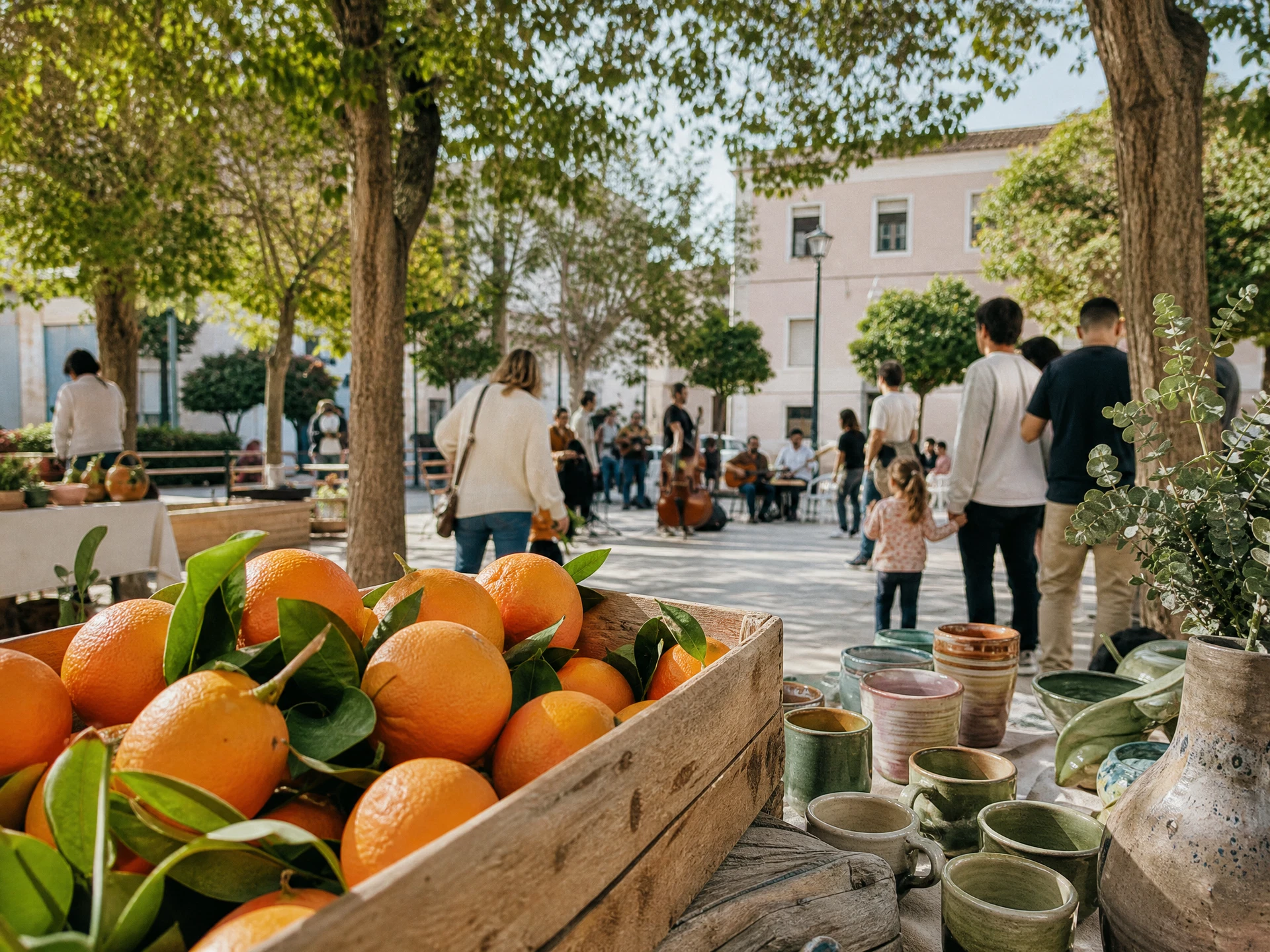 Encuentro local al aire libre en Beniaján